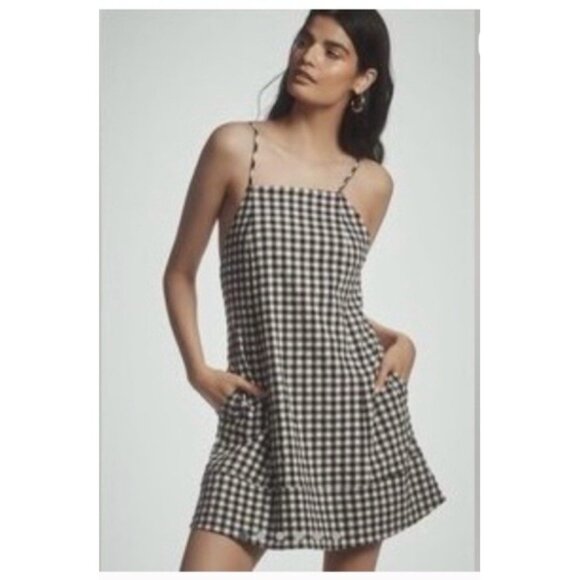 NWT Size L - Anthropologie Apron-Style Mini Dress (NWT US$ 158) - Picture 2 of 15